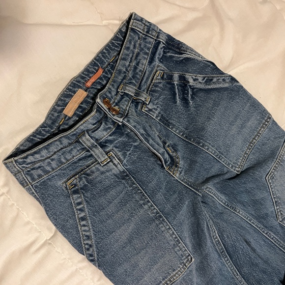 Pilcro Anthropologie work pants, Denim carpenter style. - Picture 7 of 7